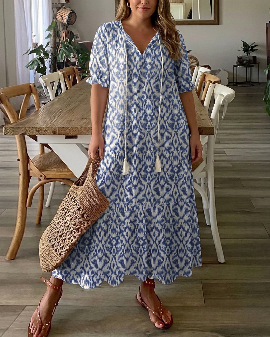 Rosalind - Boho Buikbedekkende Jurk