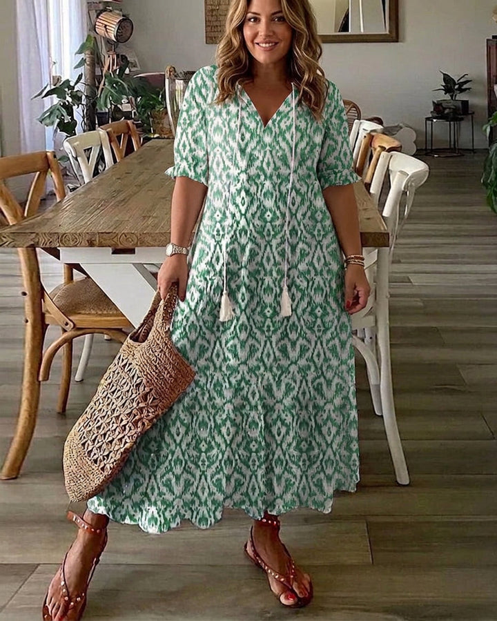 Rosalind - Boho Buikbedekkende Jurk