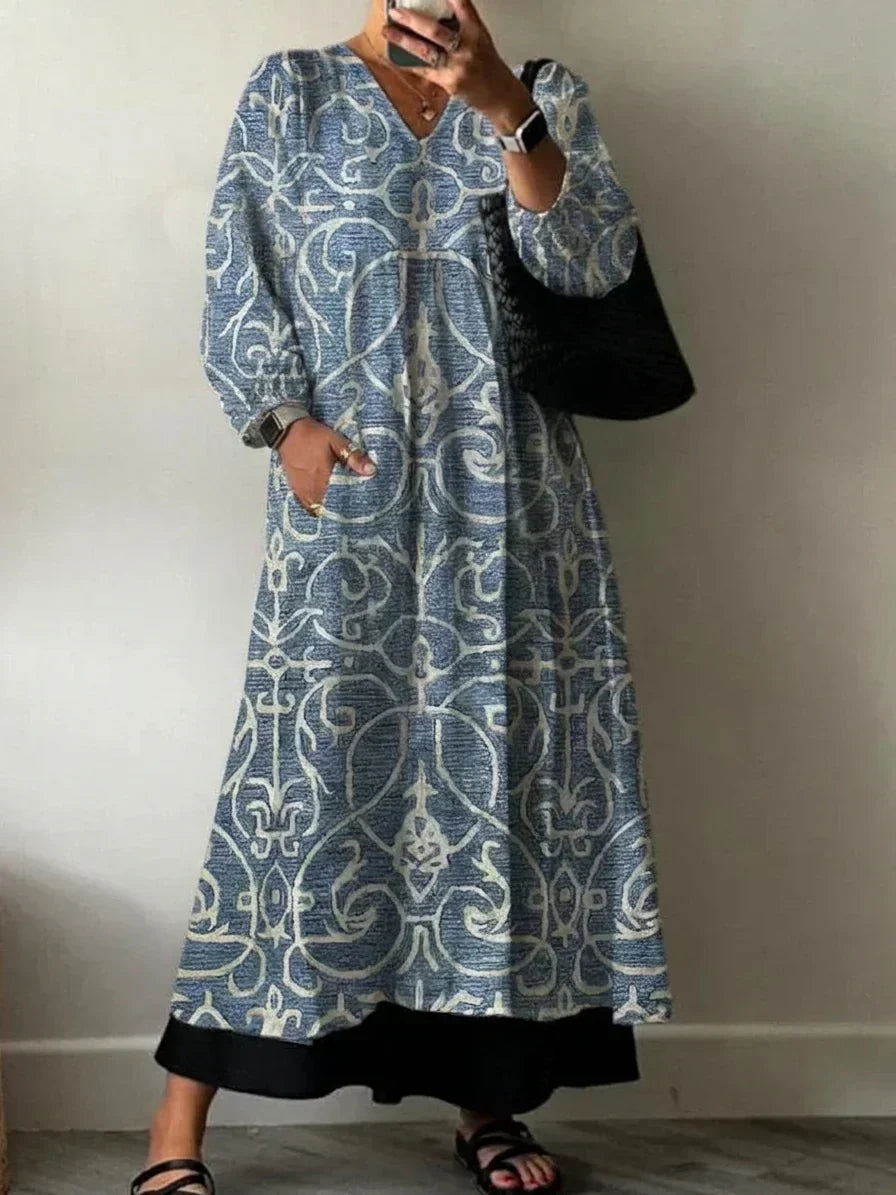 Elegante Jurk met Bloemenprint Lia