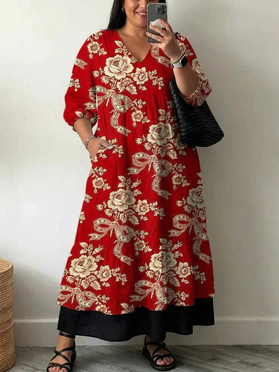 Elegante Geprinte Jurk Julia
