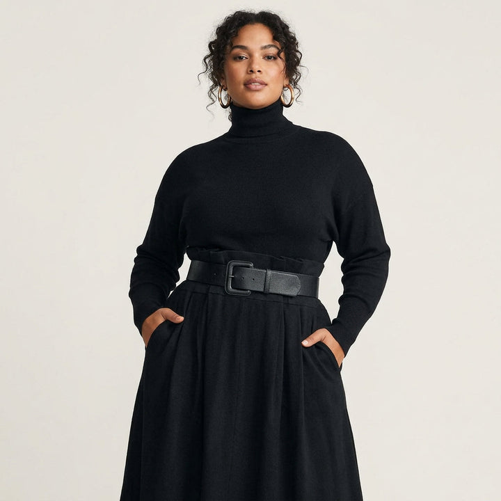 Aisha Jumpsuit met Hoge Hals