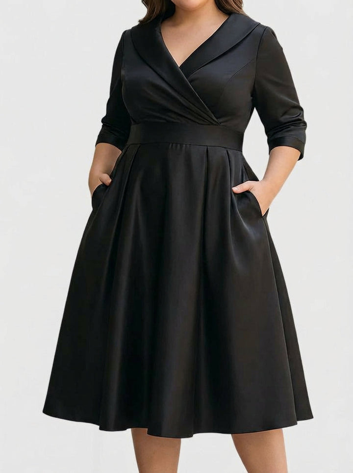 Nerissa - Elegante Midi Jurk