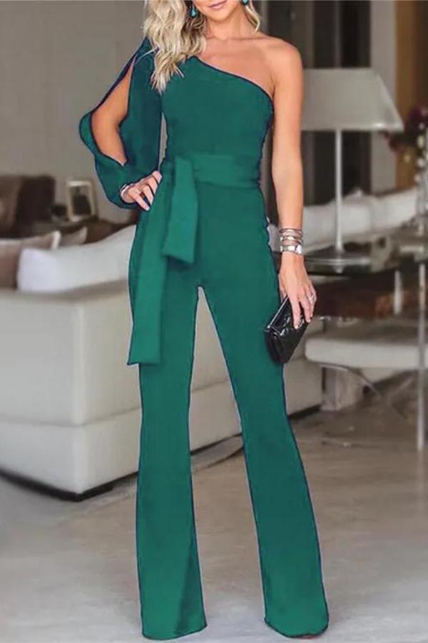 Marlow - Menodress Koude Een-Schouder Jumpsuit