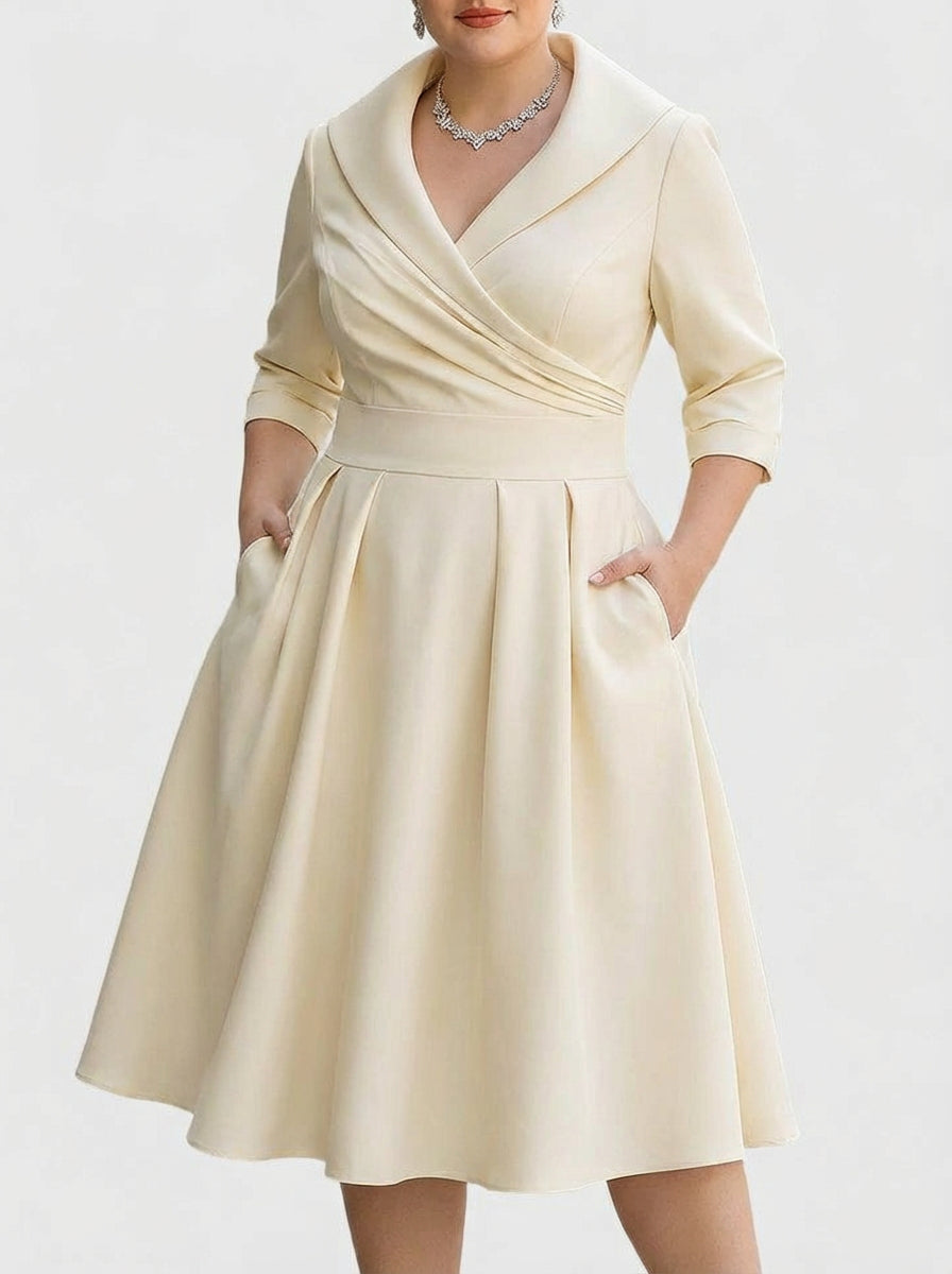 Nerissa - Elegante Midi Jurk