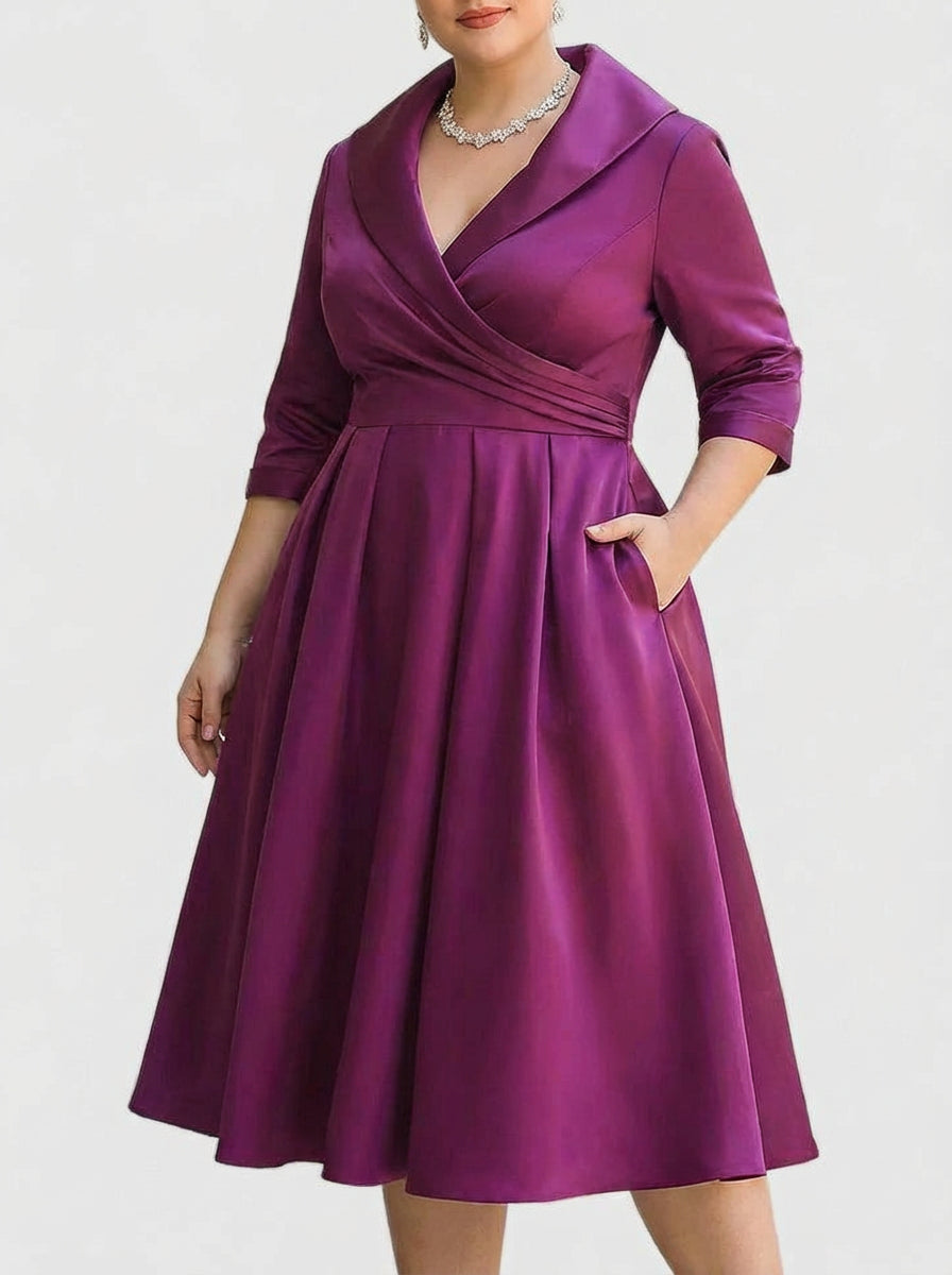 Nerissa - Elegante Midi Jurk