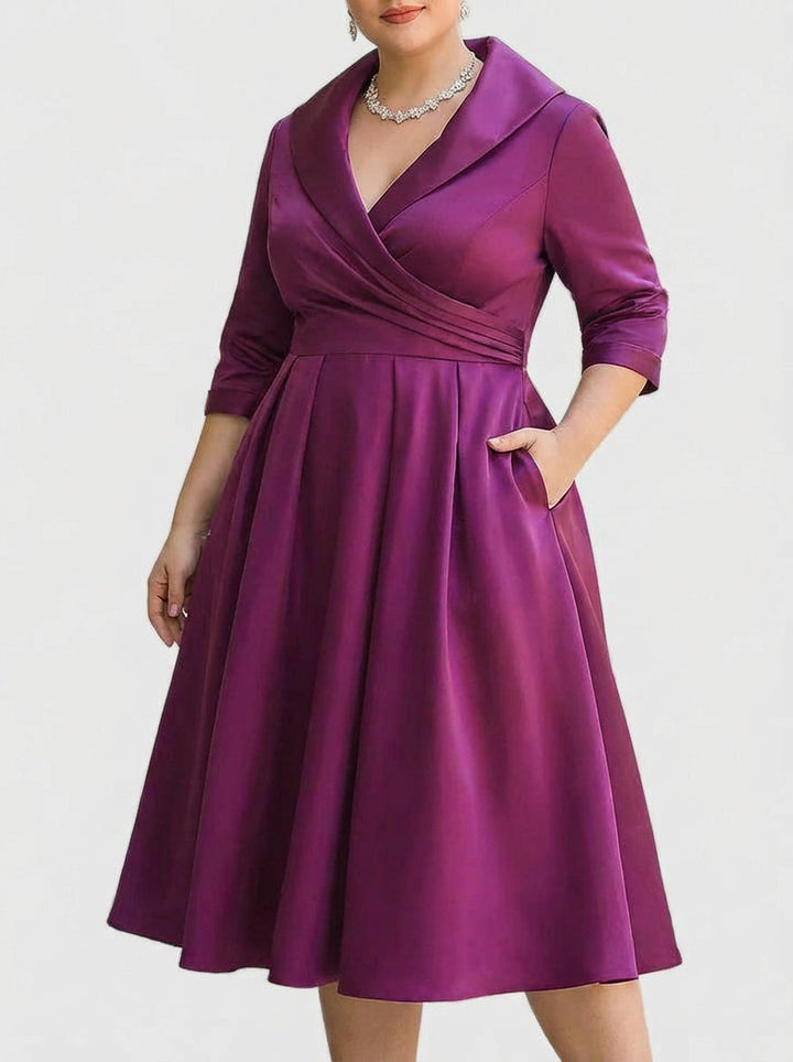 Nerissa - Elegante Midi Jurk