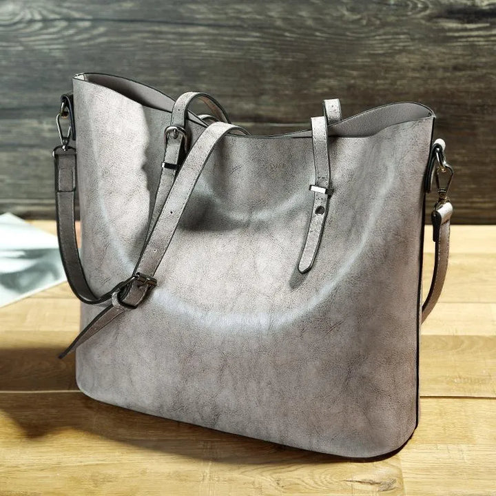 Katya - Vintage Leren Schoudertas