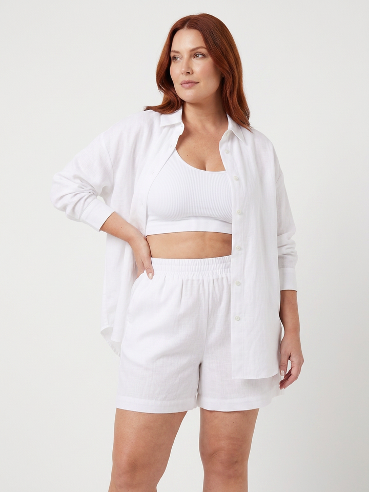 Clover | Kort Camisole en Brede Pantalon Set