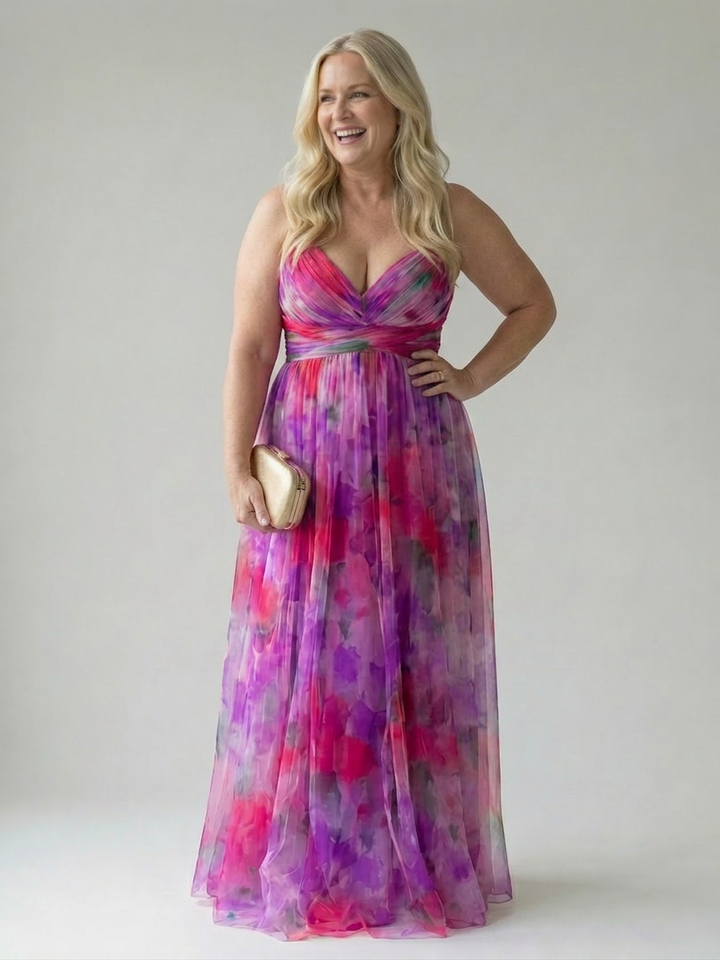 Stella &amp; Grace™ | Zachte Wikkel Maxi Jurk