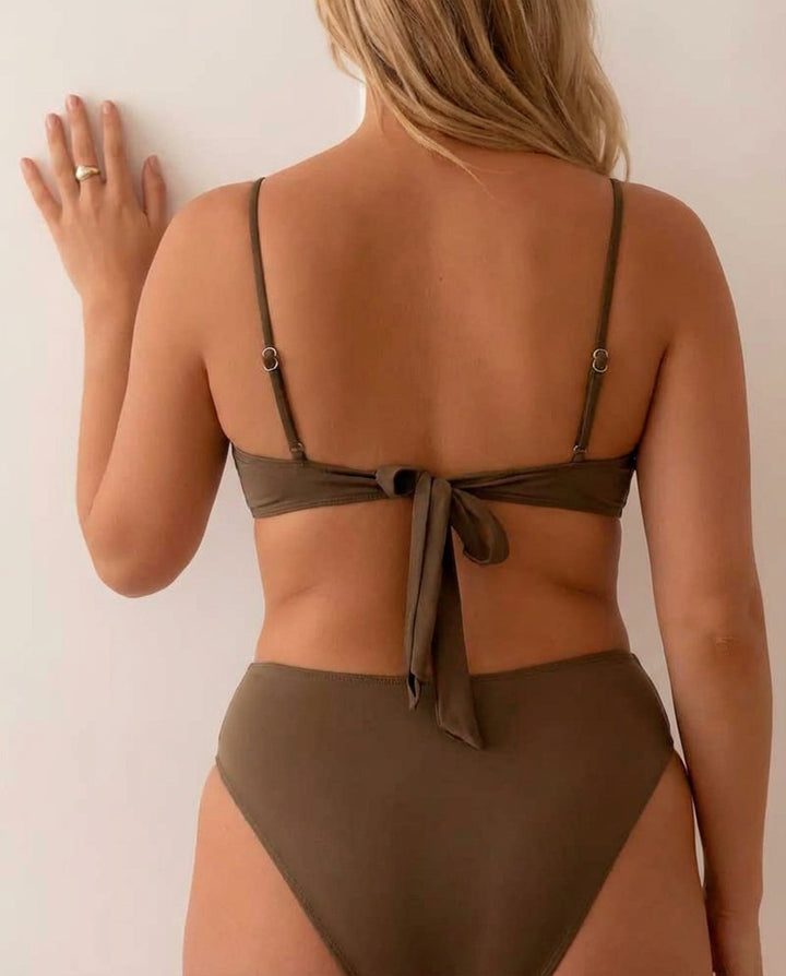 Amina | Elegante &amp; Figuuraccentuerende Bikini Twee-Delige Set