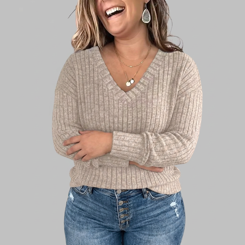 Opaline | V-Hals Lange Mouwen Top