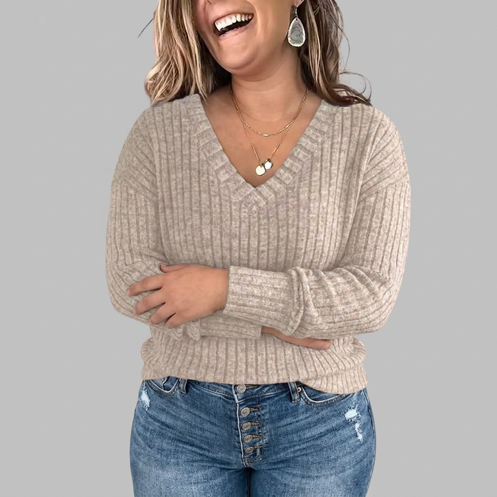 Opaline | V-Hals Lange Mouwen Top