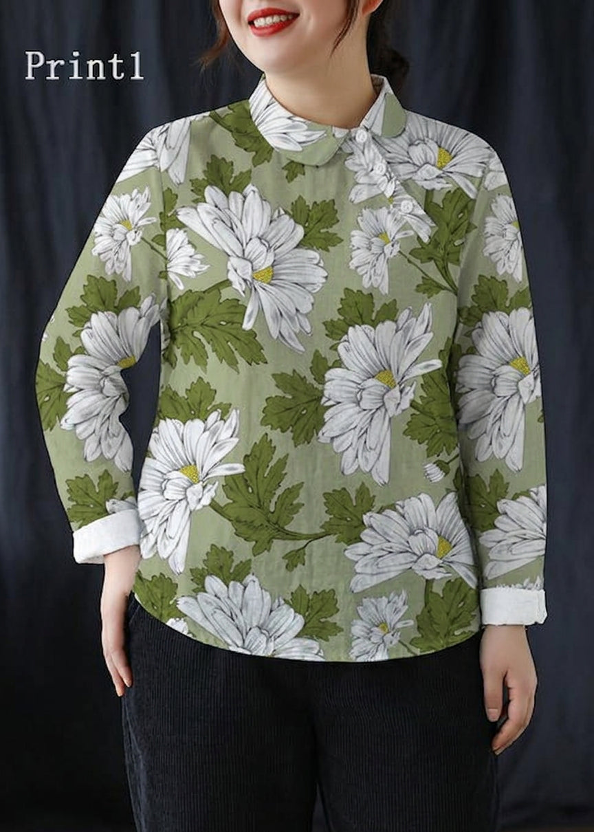 Briony - Chique Witte Kleding Kraag Knop Blouses voor de Lente