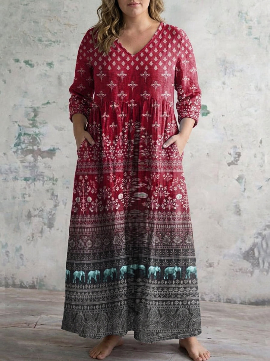 Oleander | Nomad Charm Maxi Jurk