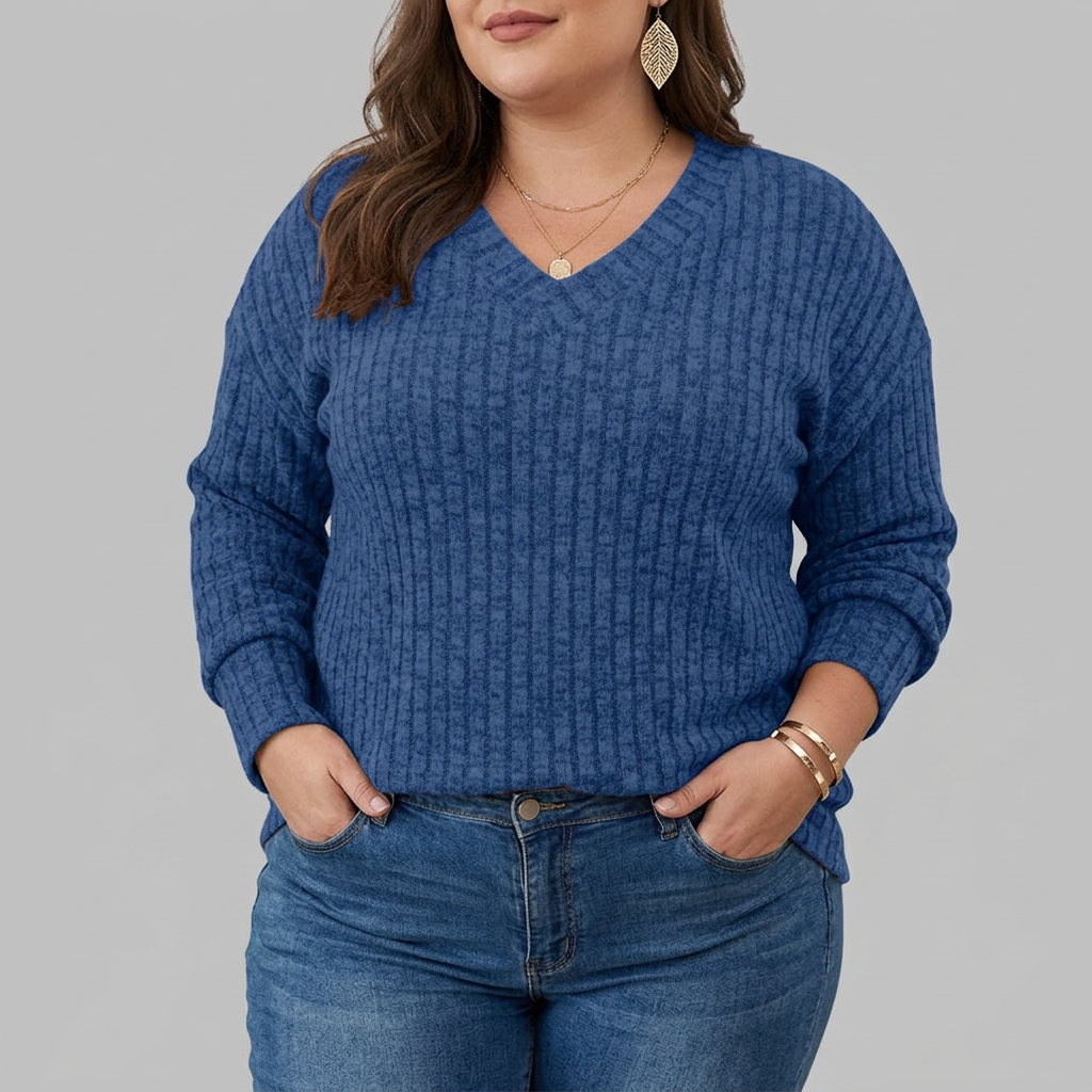 Opaline | V-Hals Lange Mouwen Top