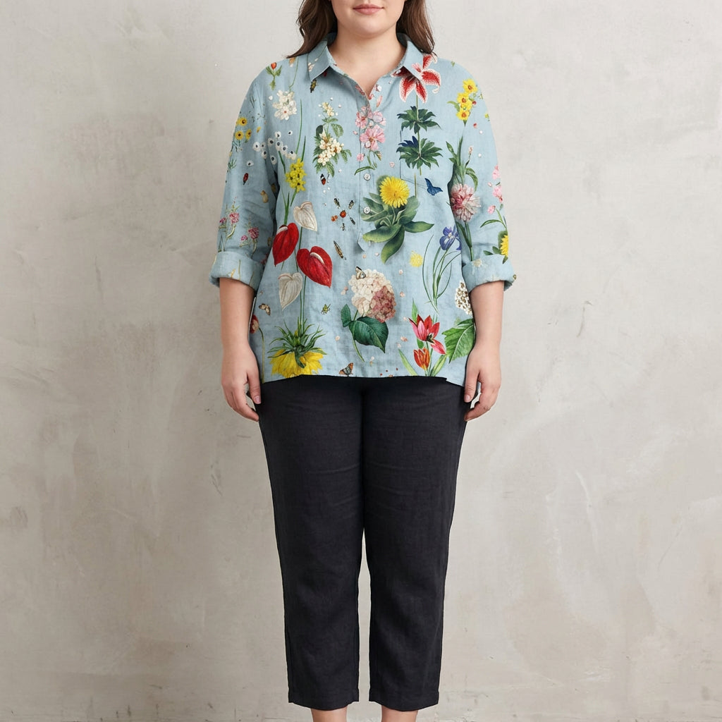 Marlow | Elegante Linnen Zomerblouse