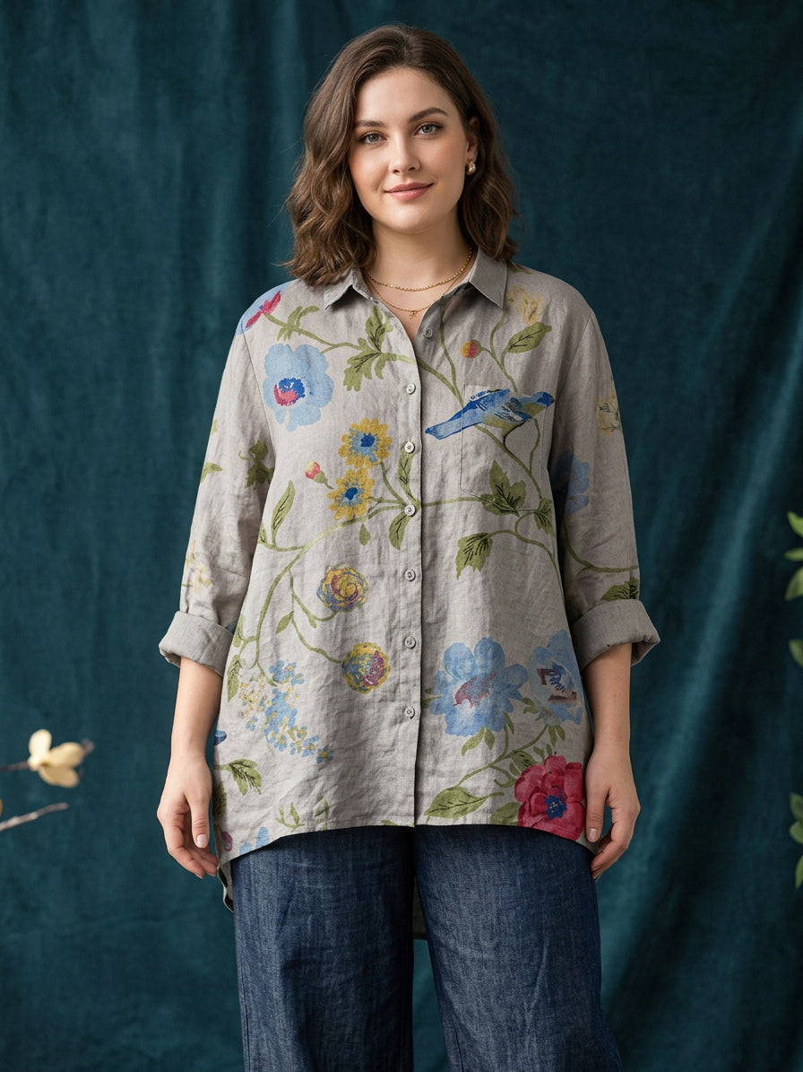 Bria | Bloemenblouse