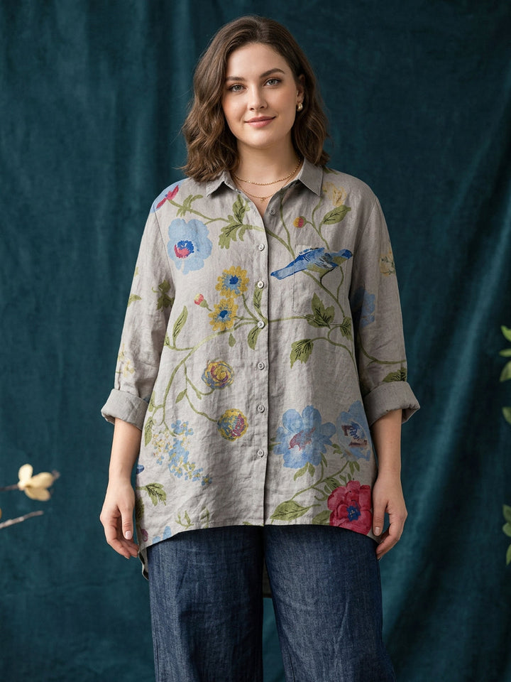 Bria | Bloemenblouse