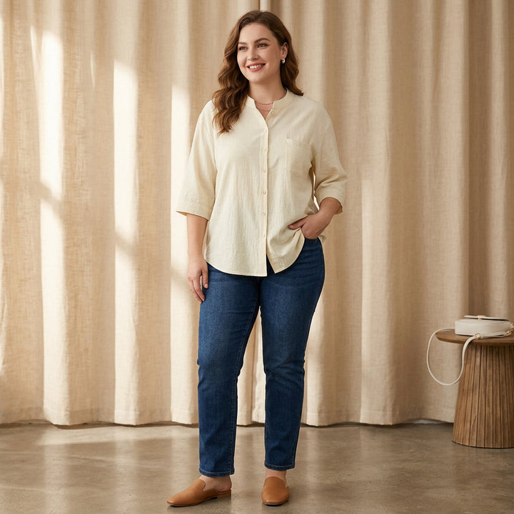 Juniper - Katoenen Casual Wear Shirt Top