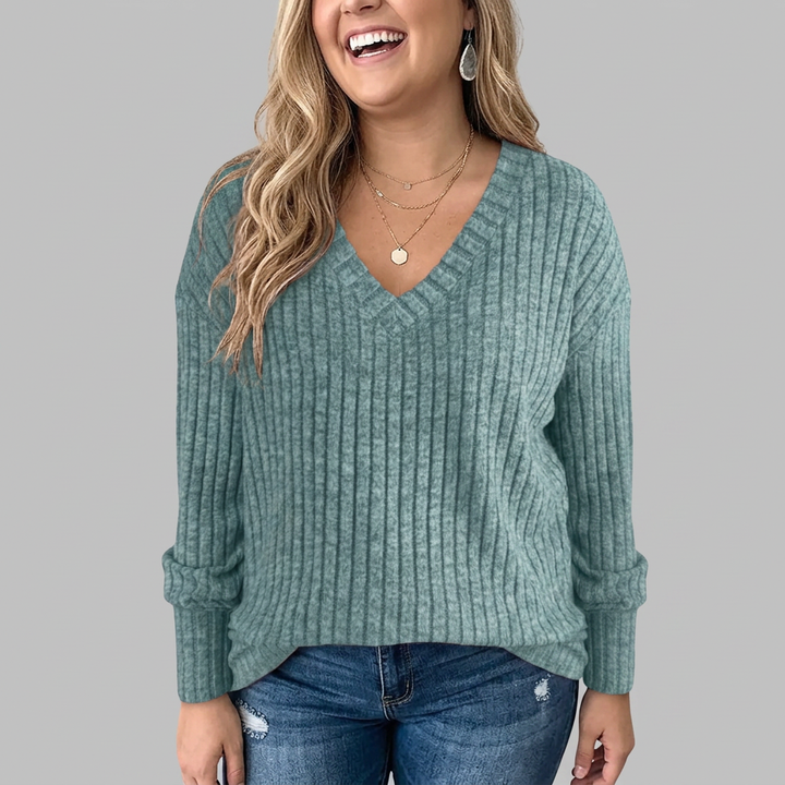 Opaline | V-Hals Lange Mouwen Top