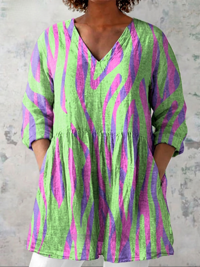 Paloma | Lange Blouse met V-hals