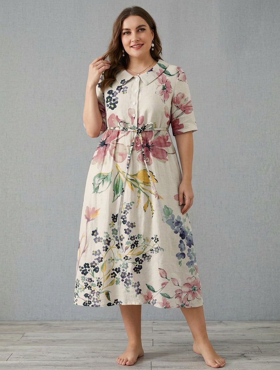 Loredana | Bloeiende Gratie Jurk