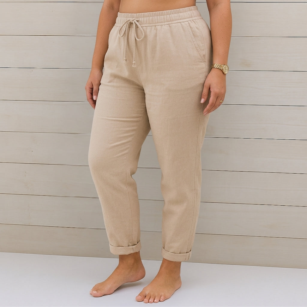 Nia | Premium Ademend Pants met Elastische Taille