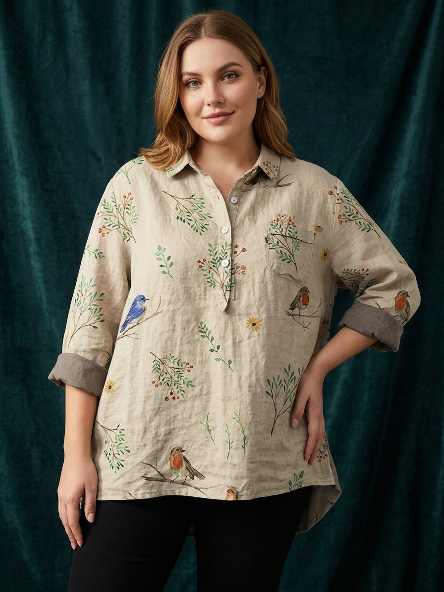 Bria | Bloemenblouse