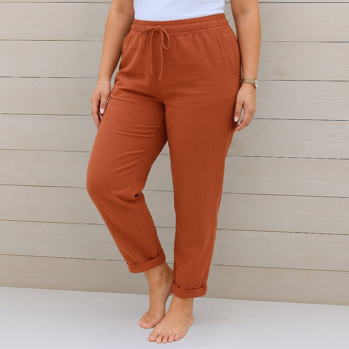 Nia | Premium Ademend Pants met Elastische Taille