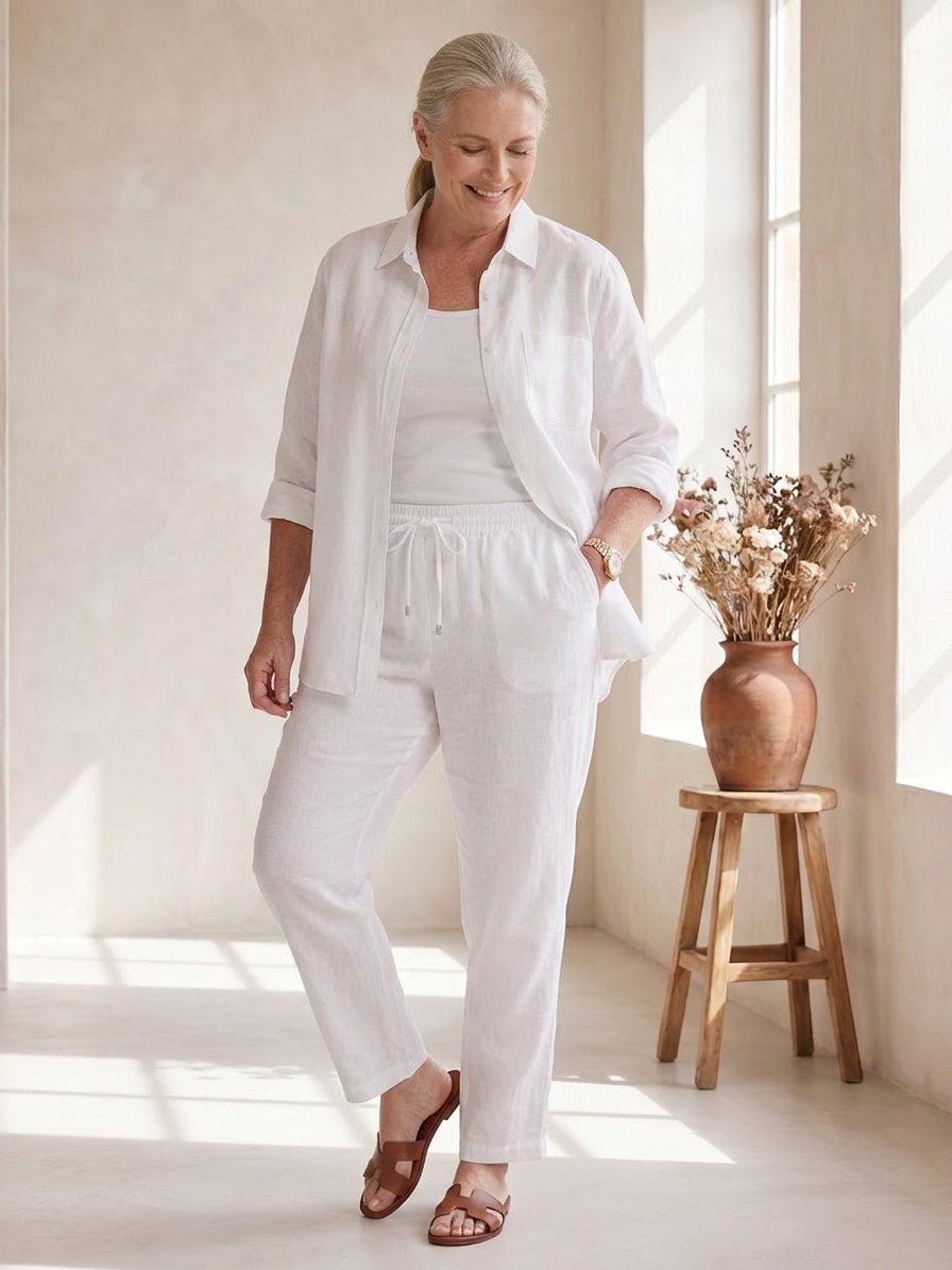 Paloma | Langsleeve Shirt Tapered Broek Set
