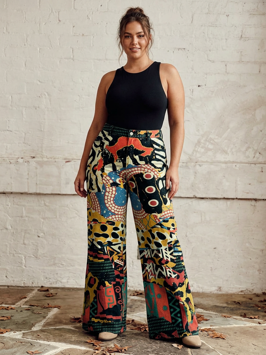 Anya - Elegante Wijde Broek