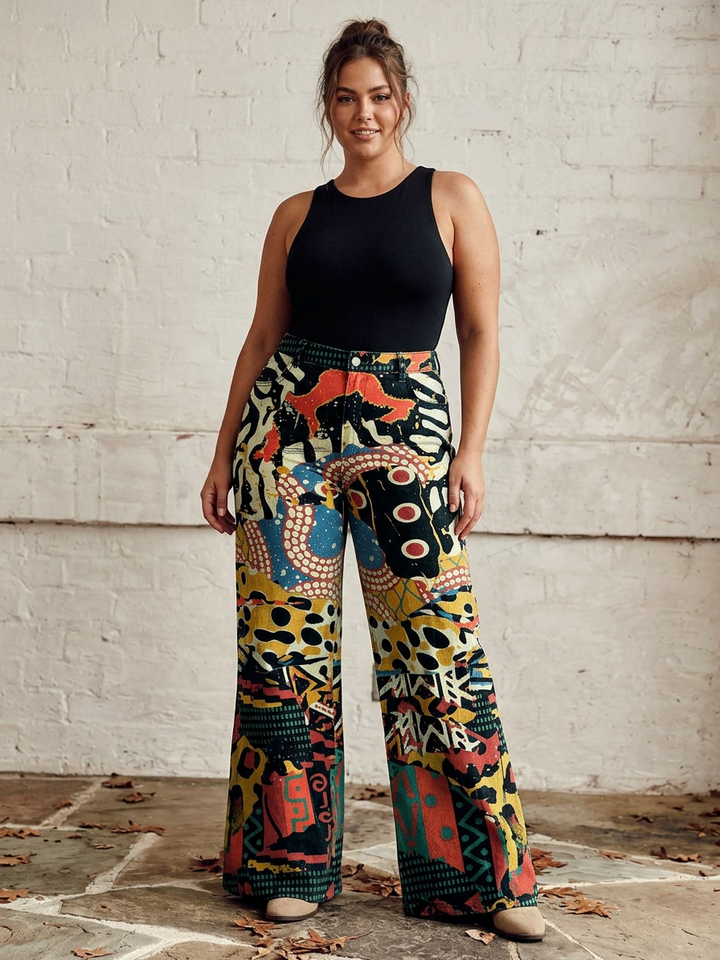Anya - Elegante Wijde Broek
