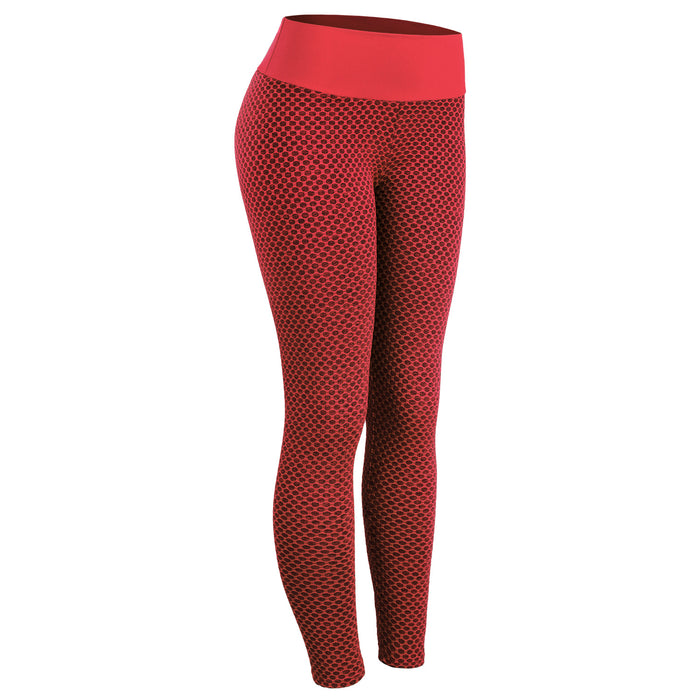 Lotte | Naadloze sportlegging met honingraatstructuur en hoge taille