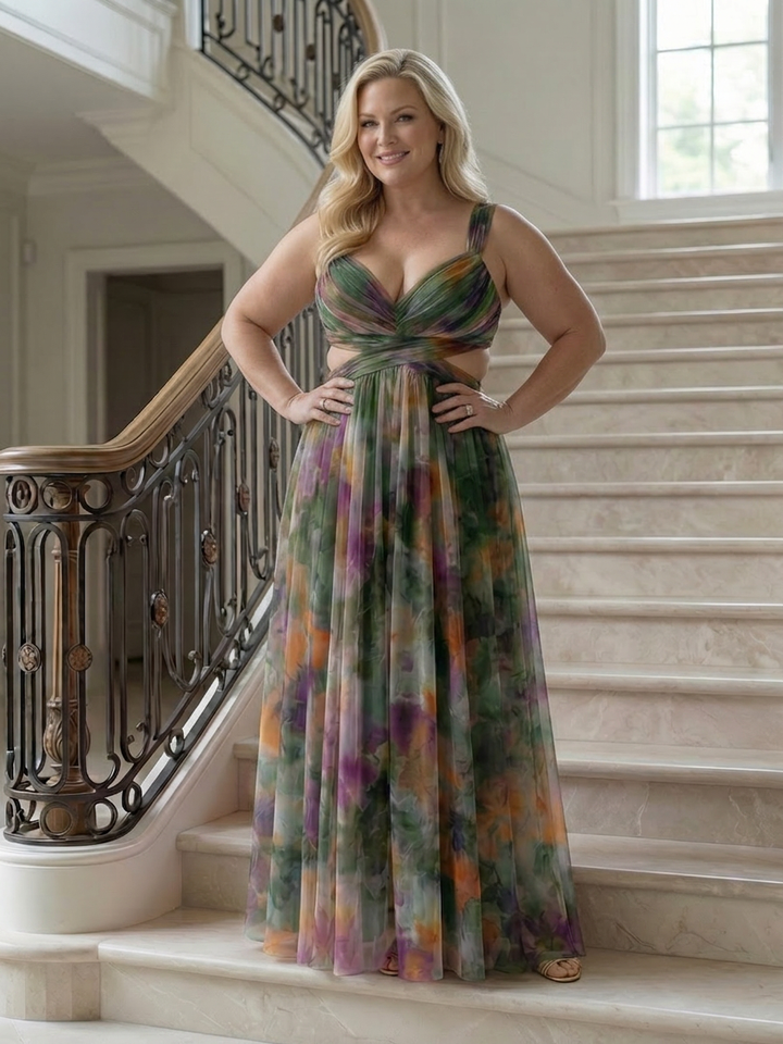 Stella &amp; Grace™ | Zachte Wikkel Maxi Jurk