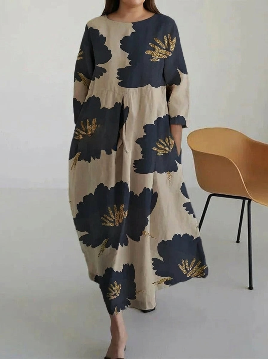 Kaia | Casual Schattige Flory Print Jurk