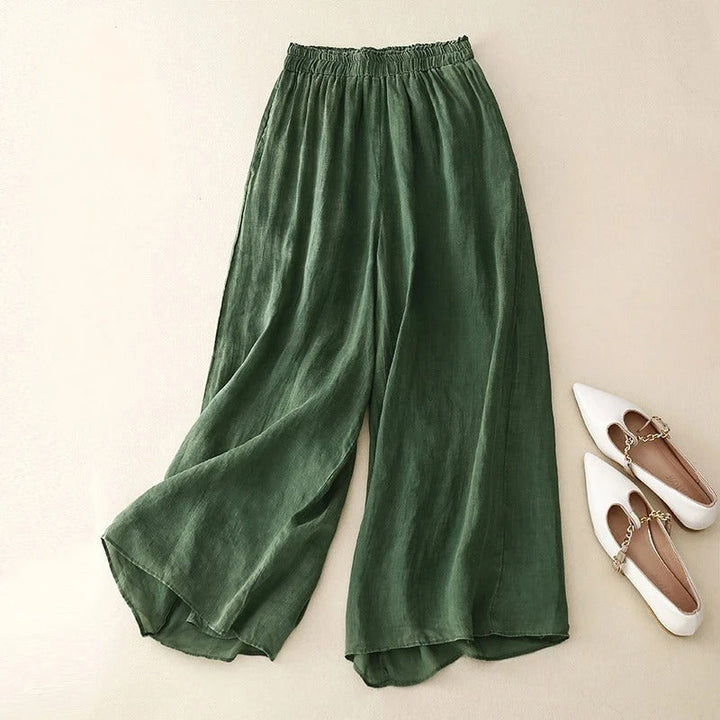 Wanda | Elegante Losse Tailleband Broek