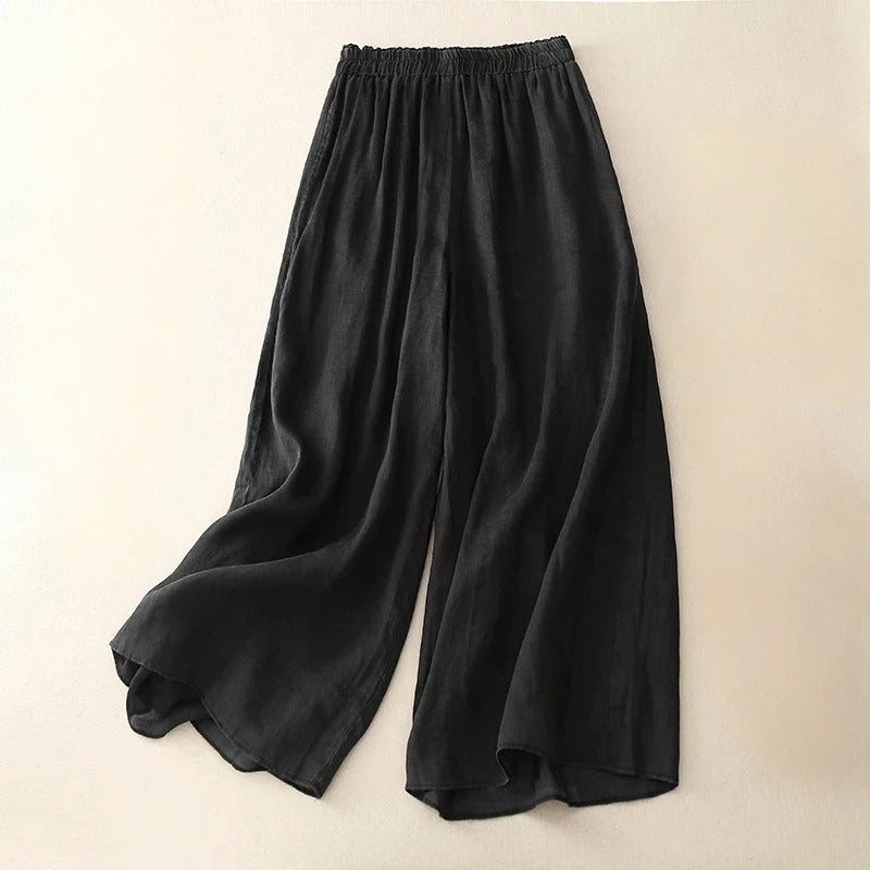 Wanda | Elegante Losse Tailleband Broek