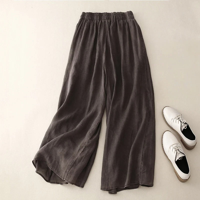Wanda | Elegante Losse Tailleband Broek