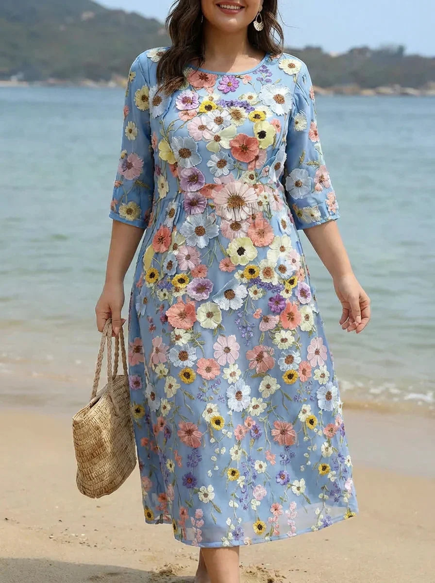 Daria | Comfortabele &amp; Elegante Midi-Jurk