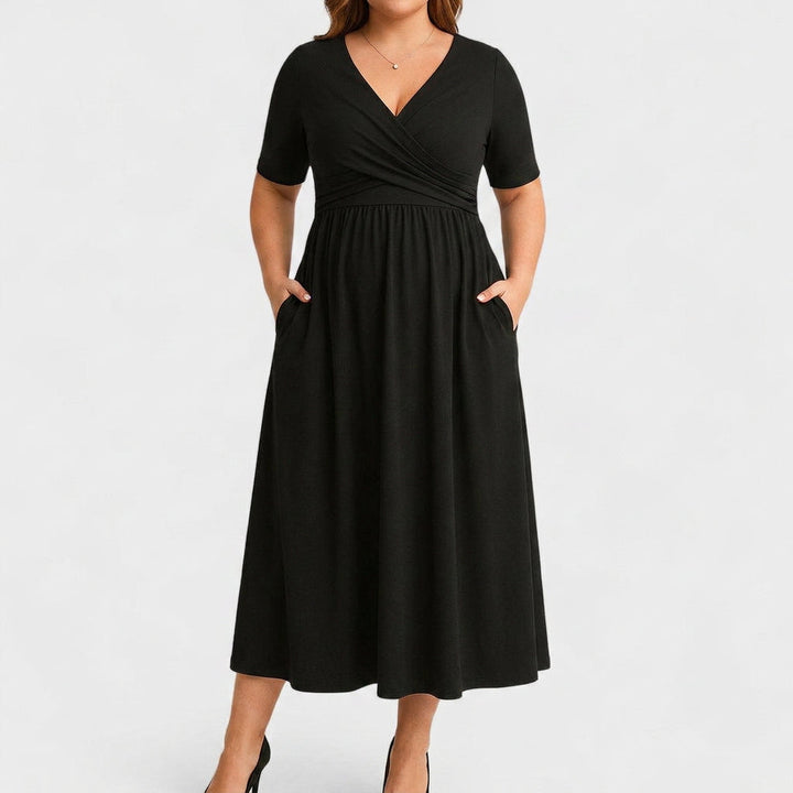 Rosa | Elegante Midi Jurk