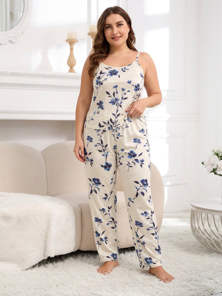 Nadya | Vintage Bloemen Pyjama Set