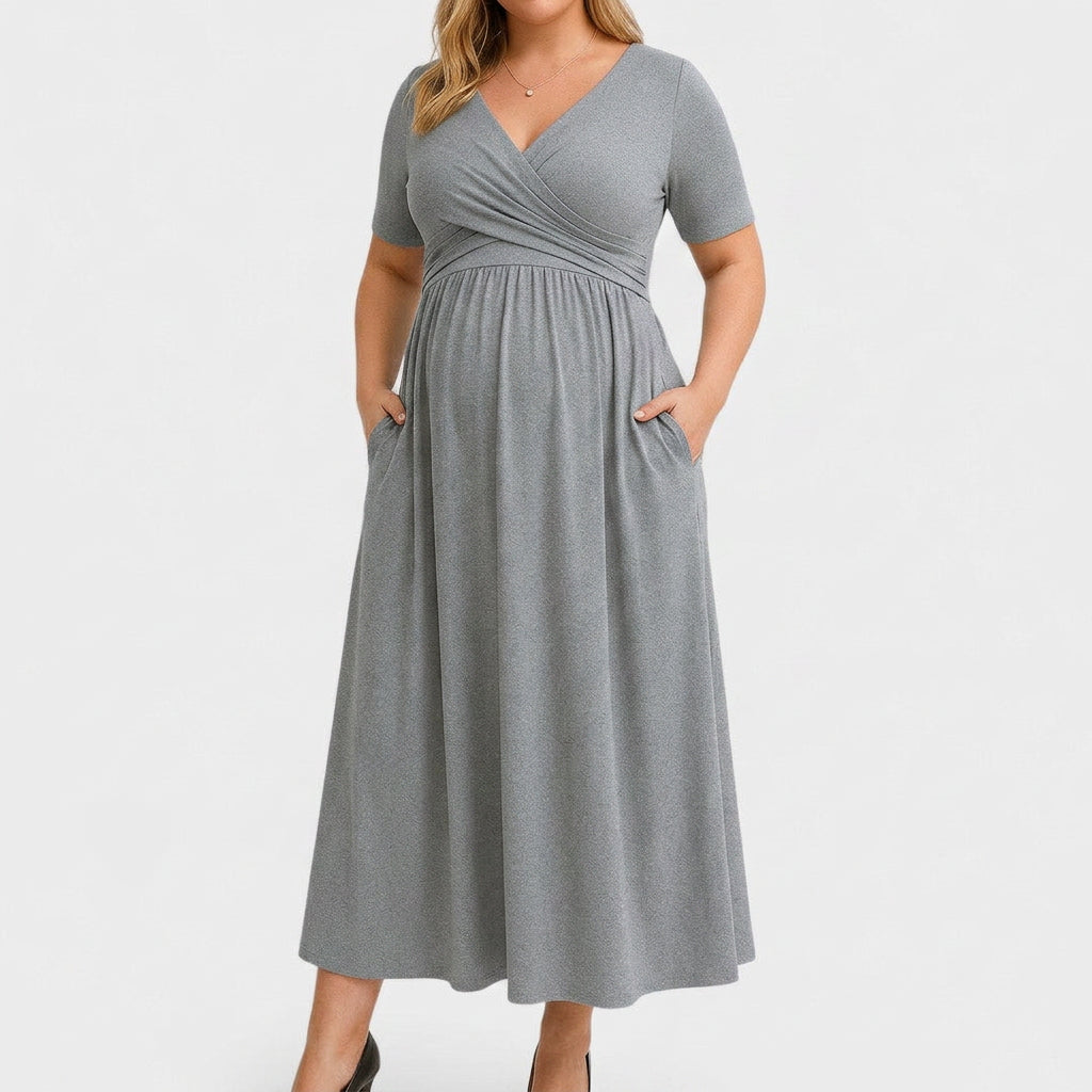 Rosa | Elegante Midi Jurk