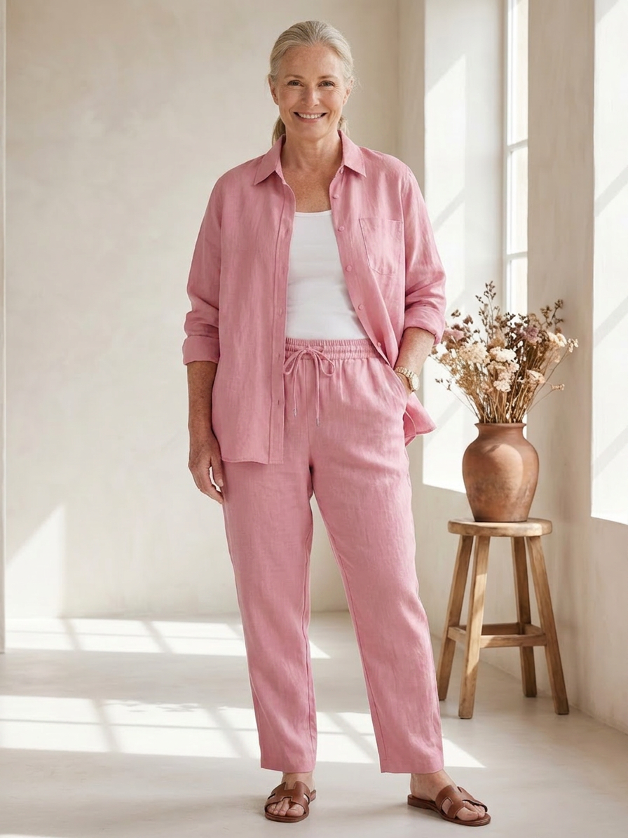 Paloma | Langsleeve Shirt Tapered Broek Set