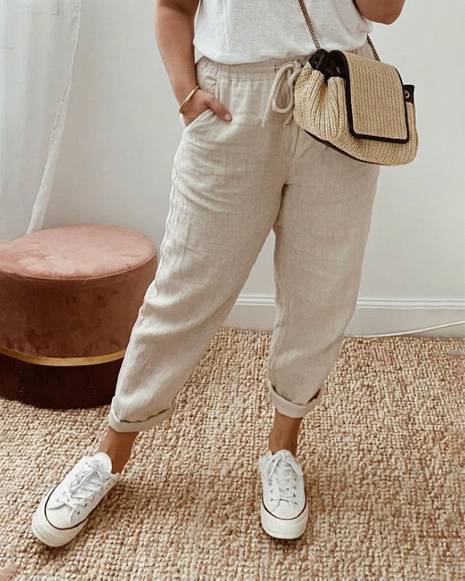 Noa | Casual &amp; Elegante Taillebandbroek