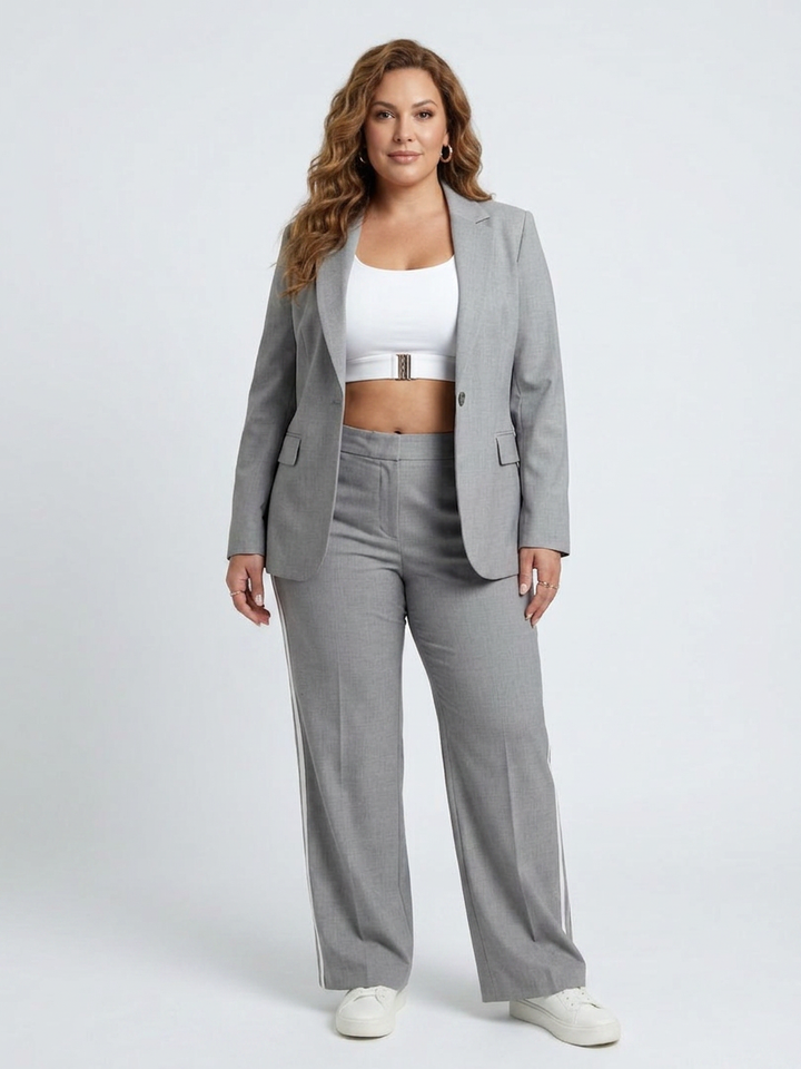 Tindra | Contrast Stripe Wide Leg Set