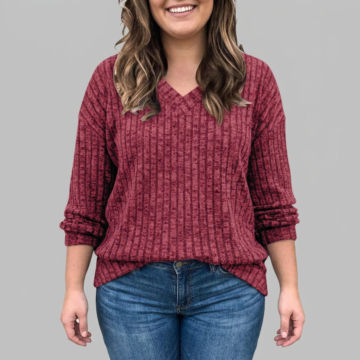 Opaline | V-Hals Lange Mouwen Top