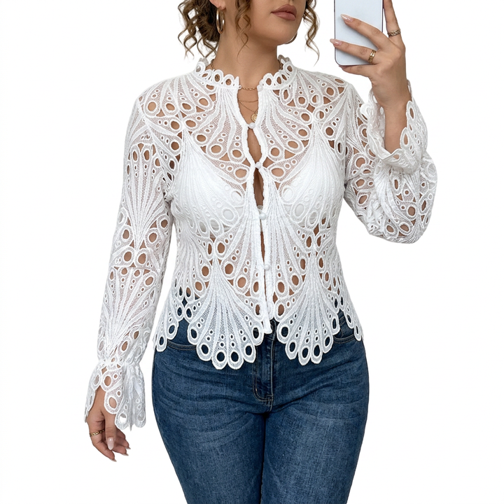 Briar | Hollow Detail Blouse