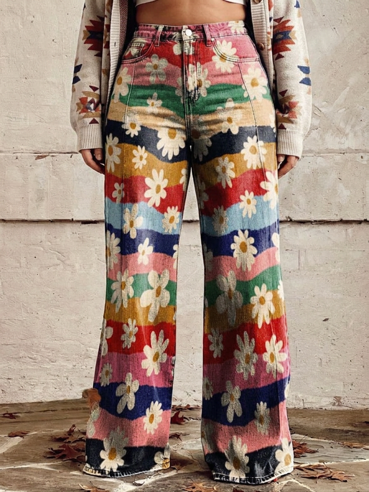 Maeve - Elegante Bloemenbroek
