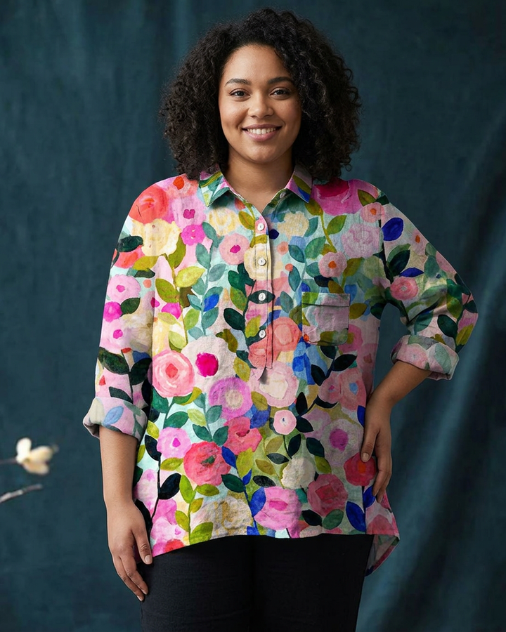 Bria | Bloemenblouse