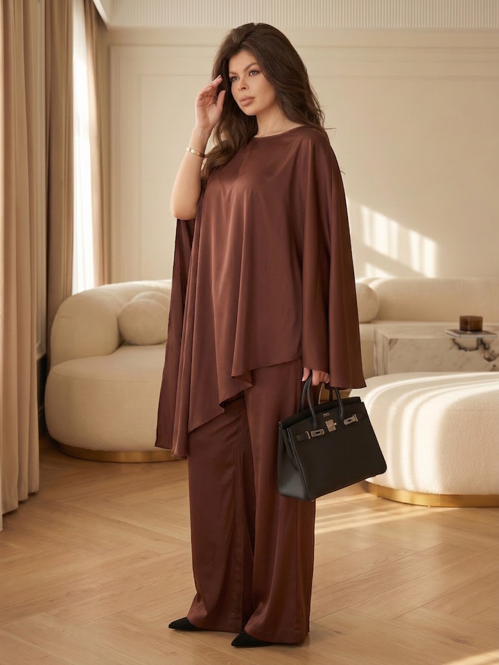 Maia | Flow Tuniek Wijde Pantalon Set